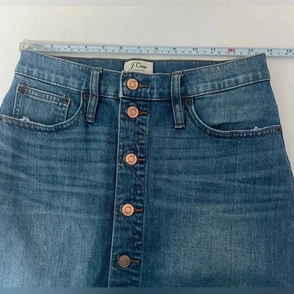 J.Crew Women's‎ Trademark Denim Skirt Sz 26 - Picture 11 of 12